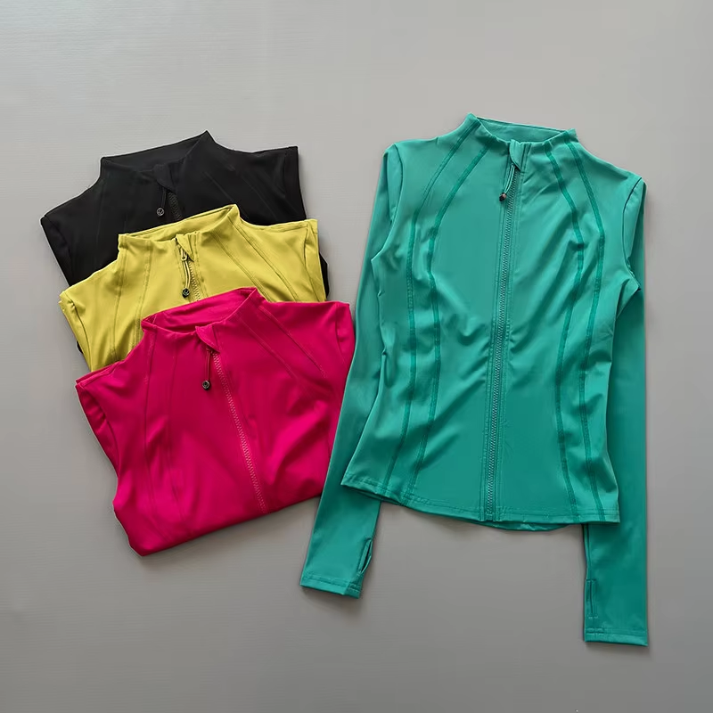 Crossfit Yoga - Women Full Zip Long Sleeve Athletic