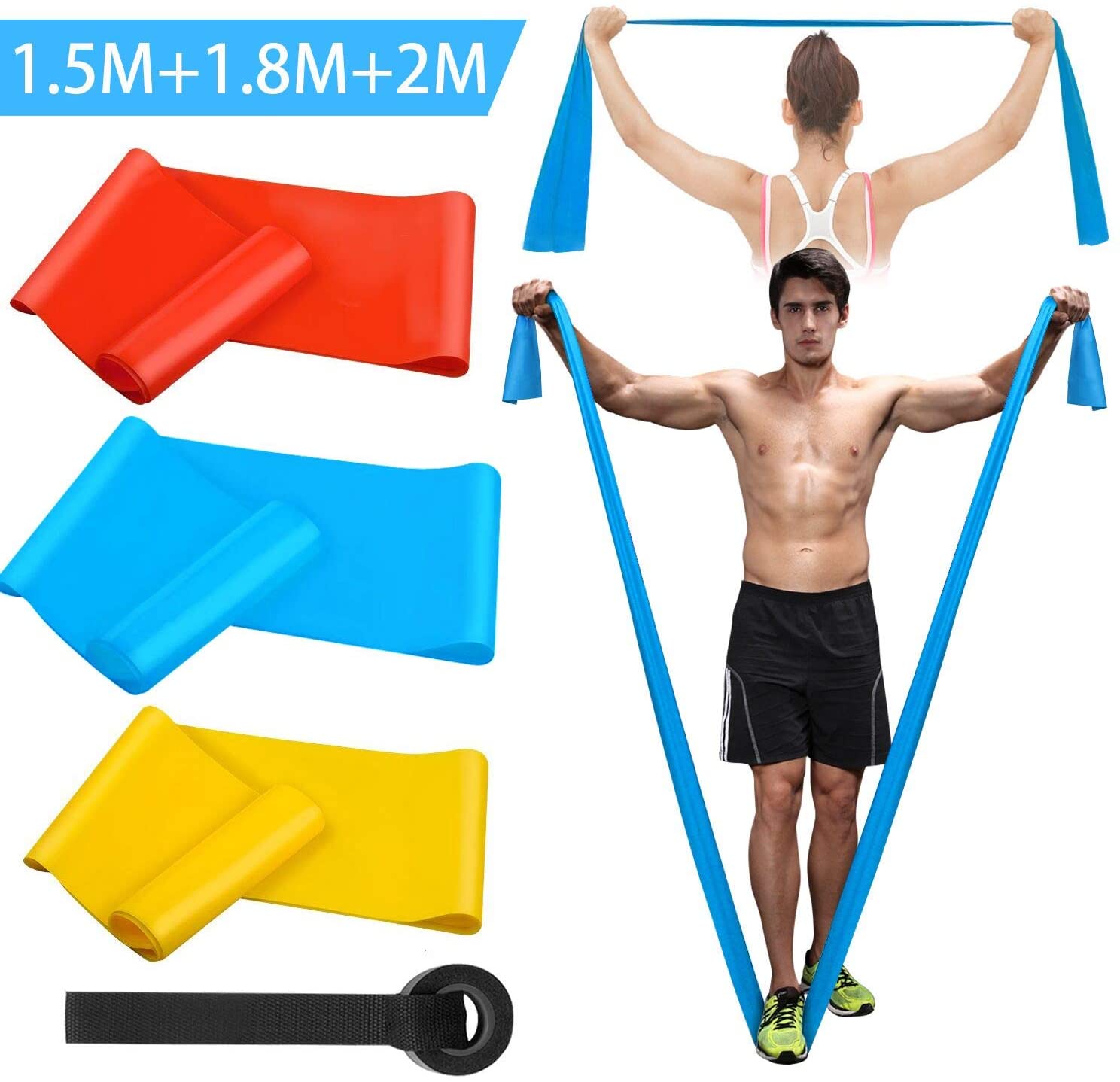 Elastic Fitness Bands 3Pcs Res - Crossfit Training Gear review and price
