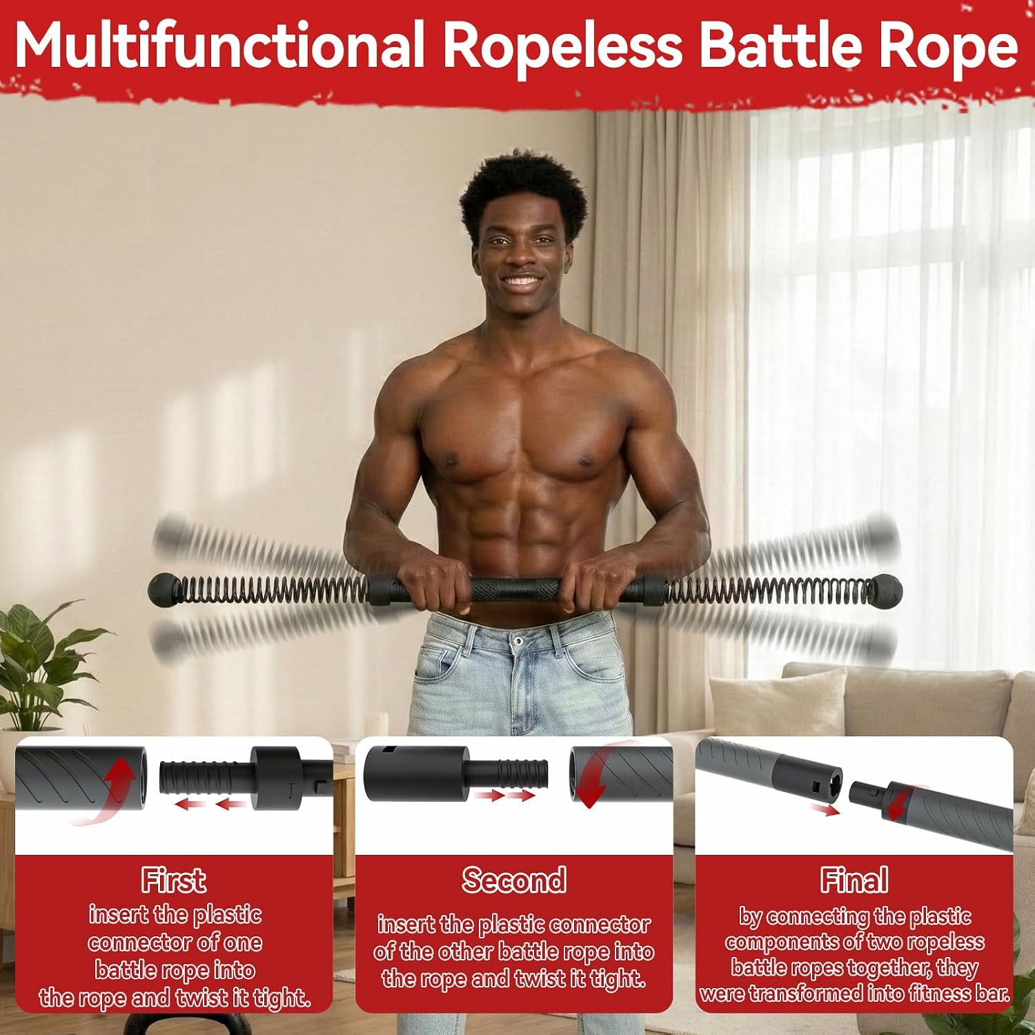 2-in-1 Upgraded Cordless Battl - Crossfit Training Gear review and price