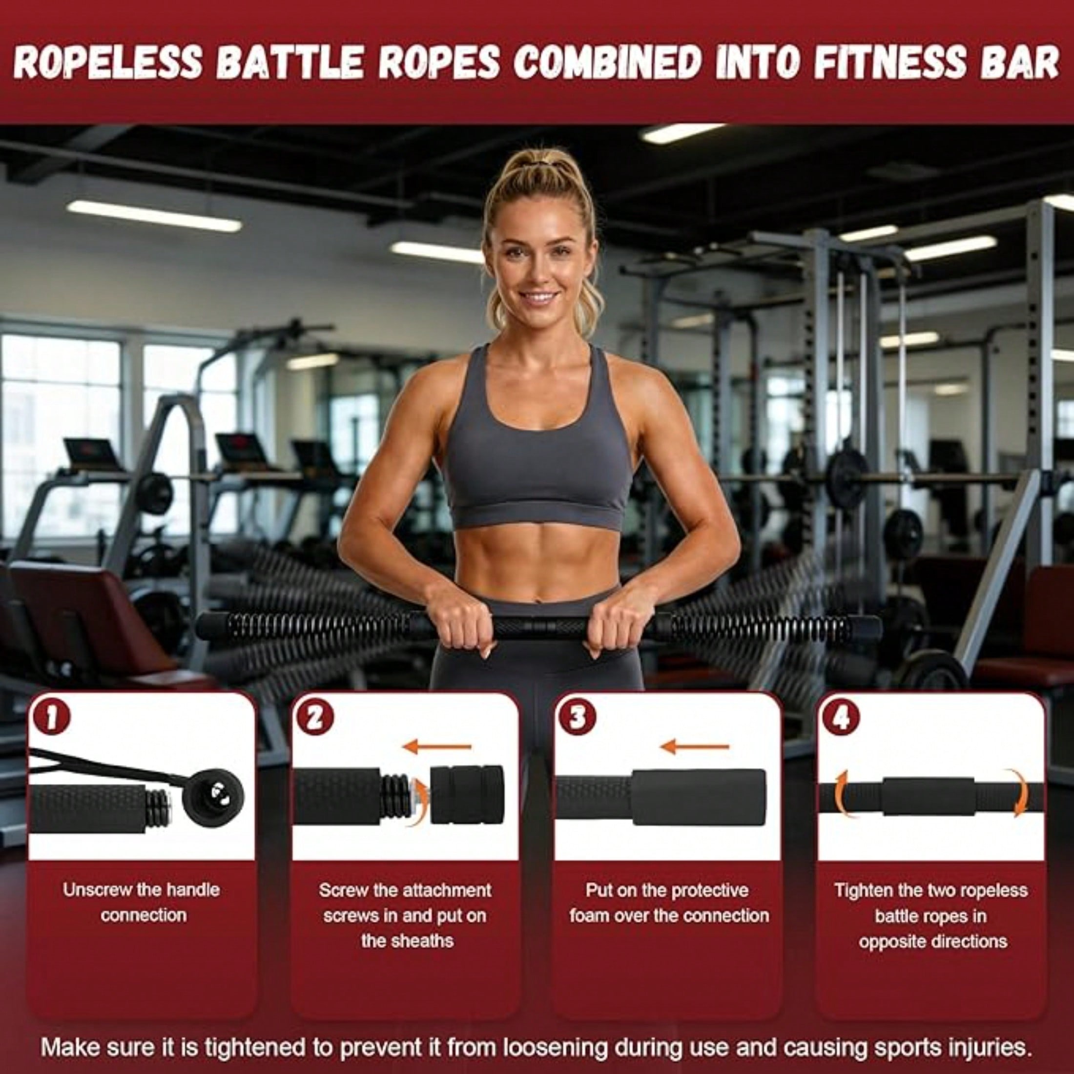2-in-1 Upgraded Cordless Battl - Crossfit Training Gear review and price