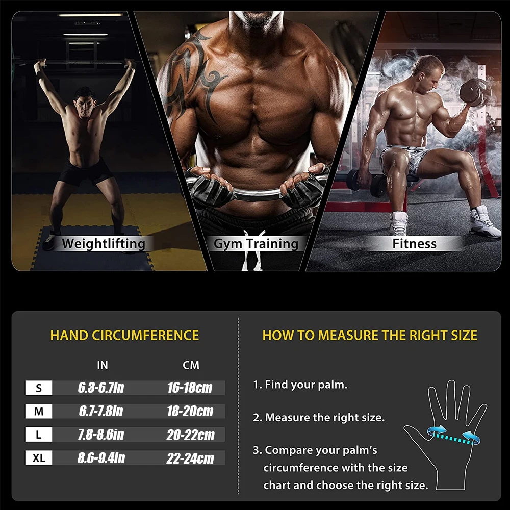 1Pair Half Finger Gym Fitness  - Crossfit Training Gear review and price